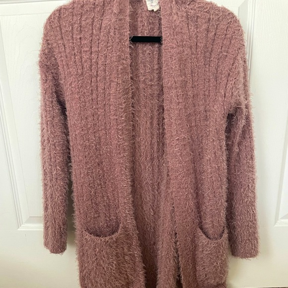 Hippie Rose Sweaters - hippie rose fuzzy cardigan